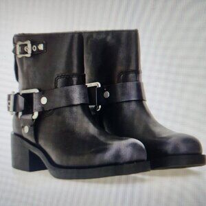 Ash Texas Western Booties. Black Leather. NIB. Size EU 35/US 5